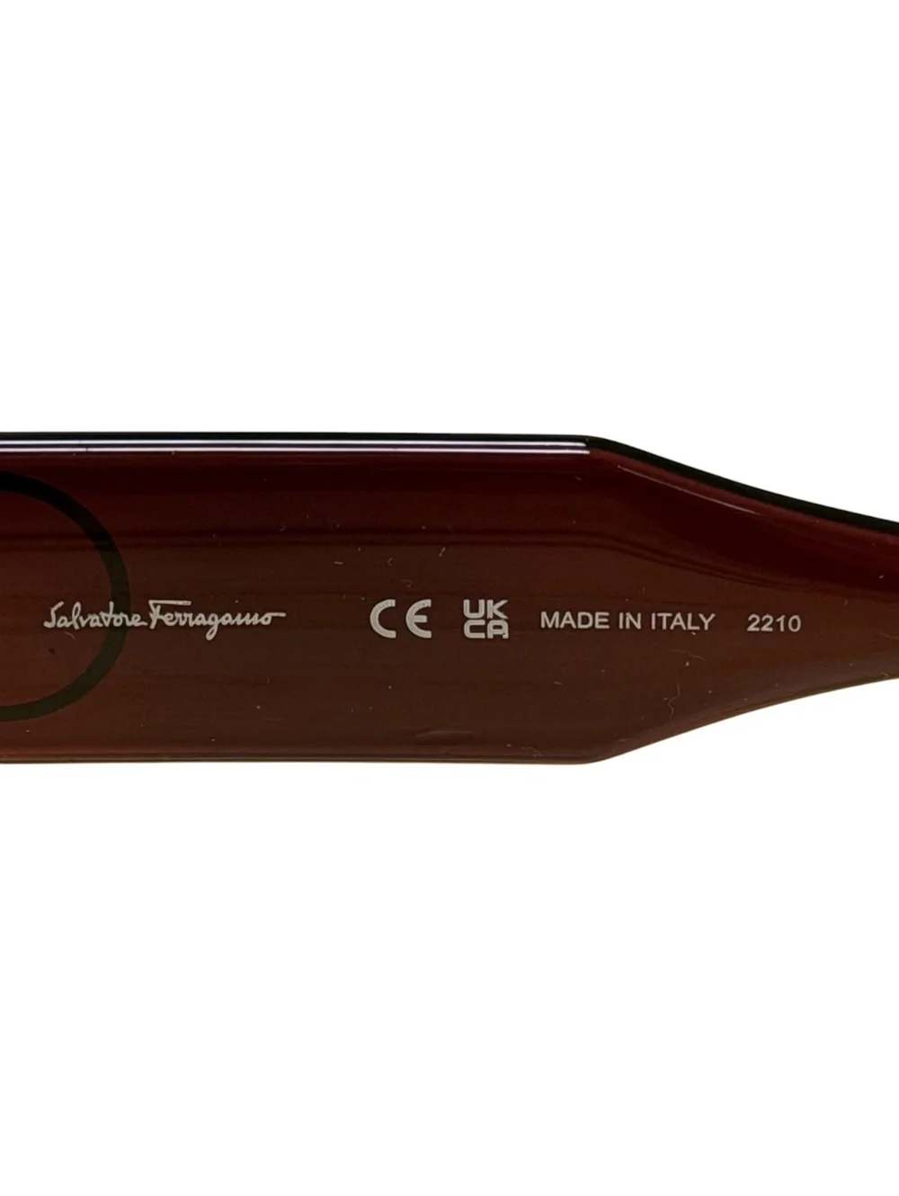Ferragamo Brown Gradient Lens Sunglasses with Gold Logo Detail